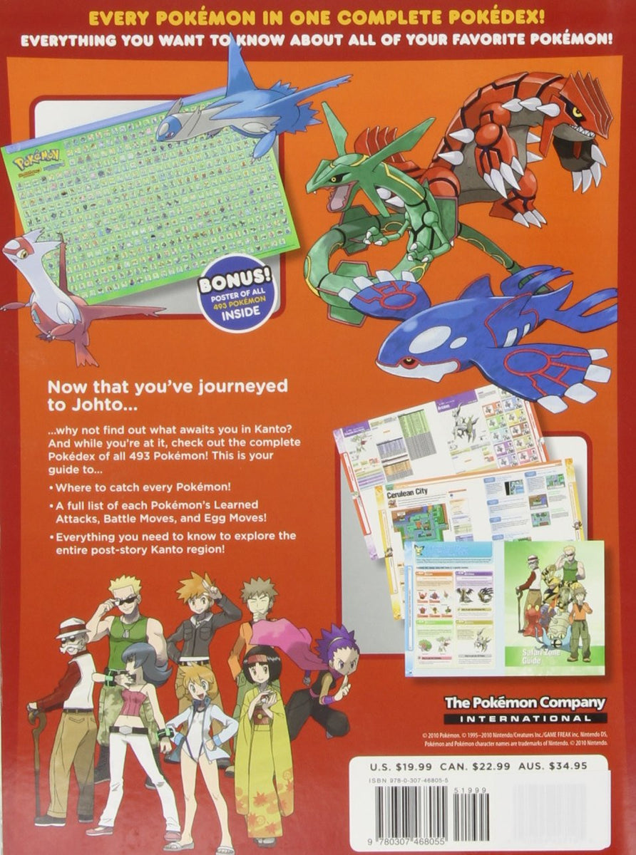 Pokemon HeartGold & SoulSilver: The Official Pokemon Johto Guide & Johto  Pokedex: Official Strategy Guide (Prima Official Game Guide) by The Pokemon  Company Intl.: new (2010)