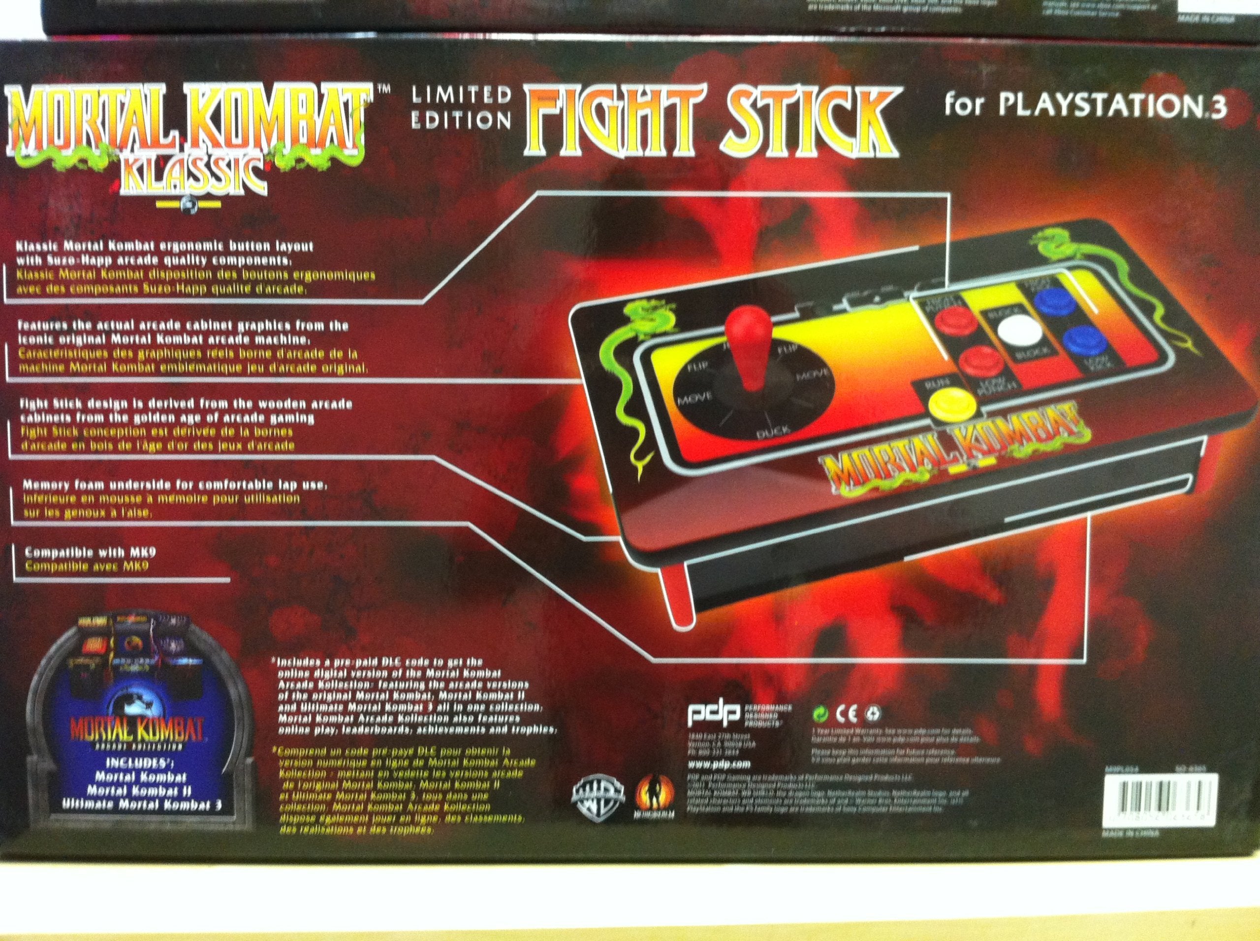 PS3 Mortal Kombat Klassic FightStick – Retro vintage gaming